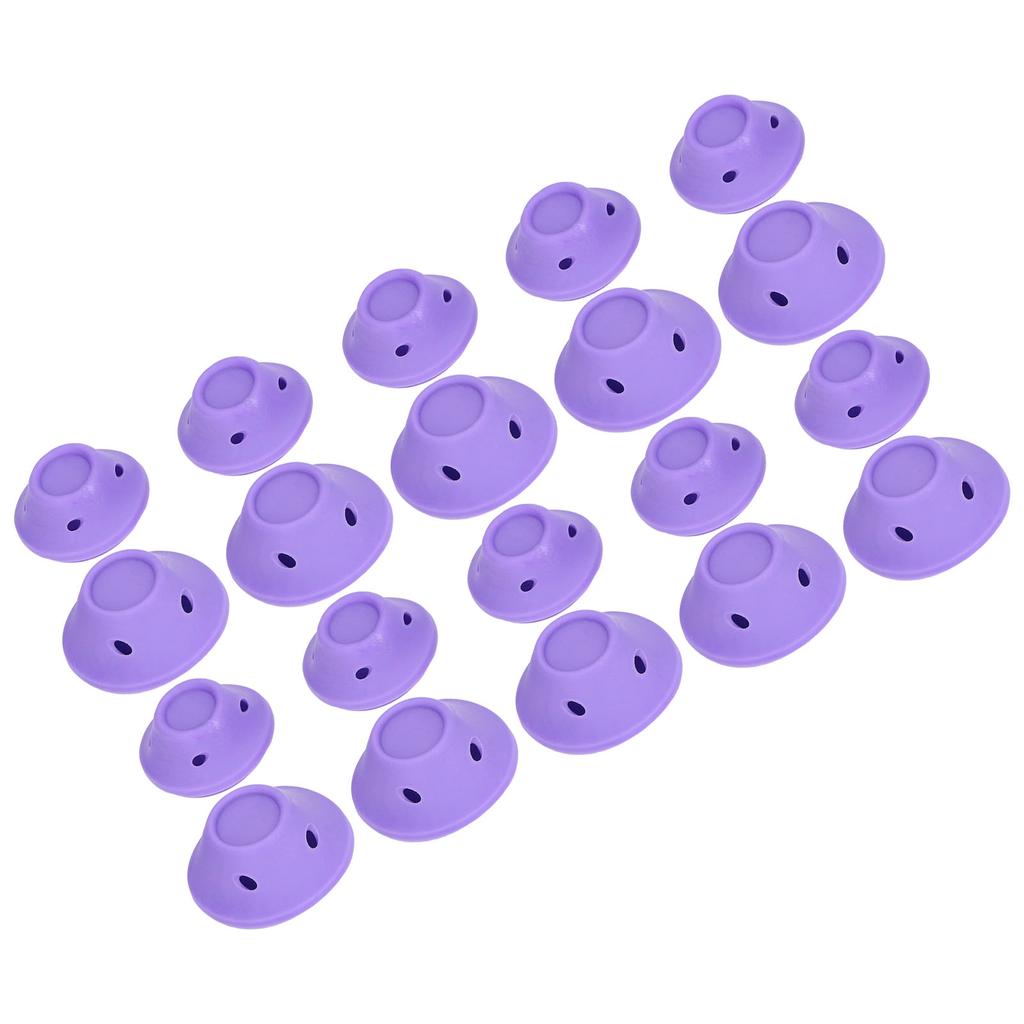 20 шт. бигуди для волос силиконовые для укладки волос волнообразные бигуди в форме гриба набор для дома для женщин