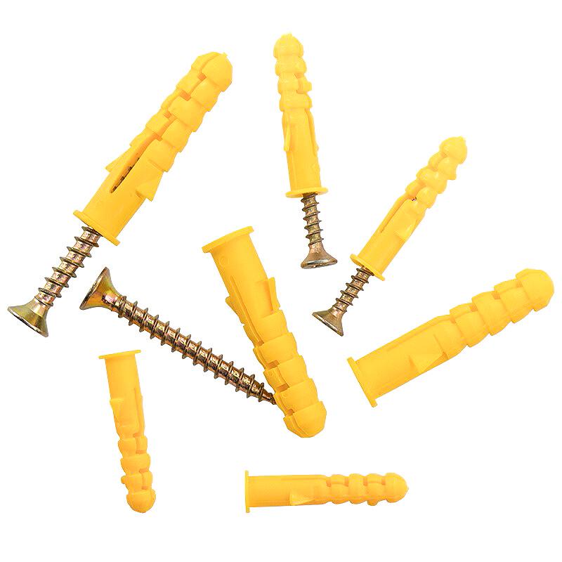 HSDG Little Yellow Fish Plastic Expansion Anchors & Screws Set