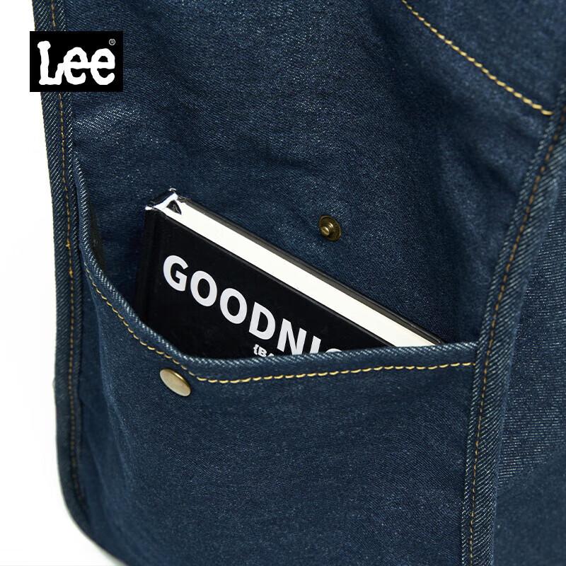 Lee Large Capacity Denim Tote Bag, Shoulder Bag, Travel Bag, Commuter Casual Bag