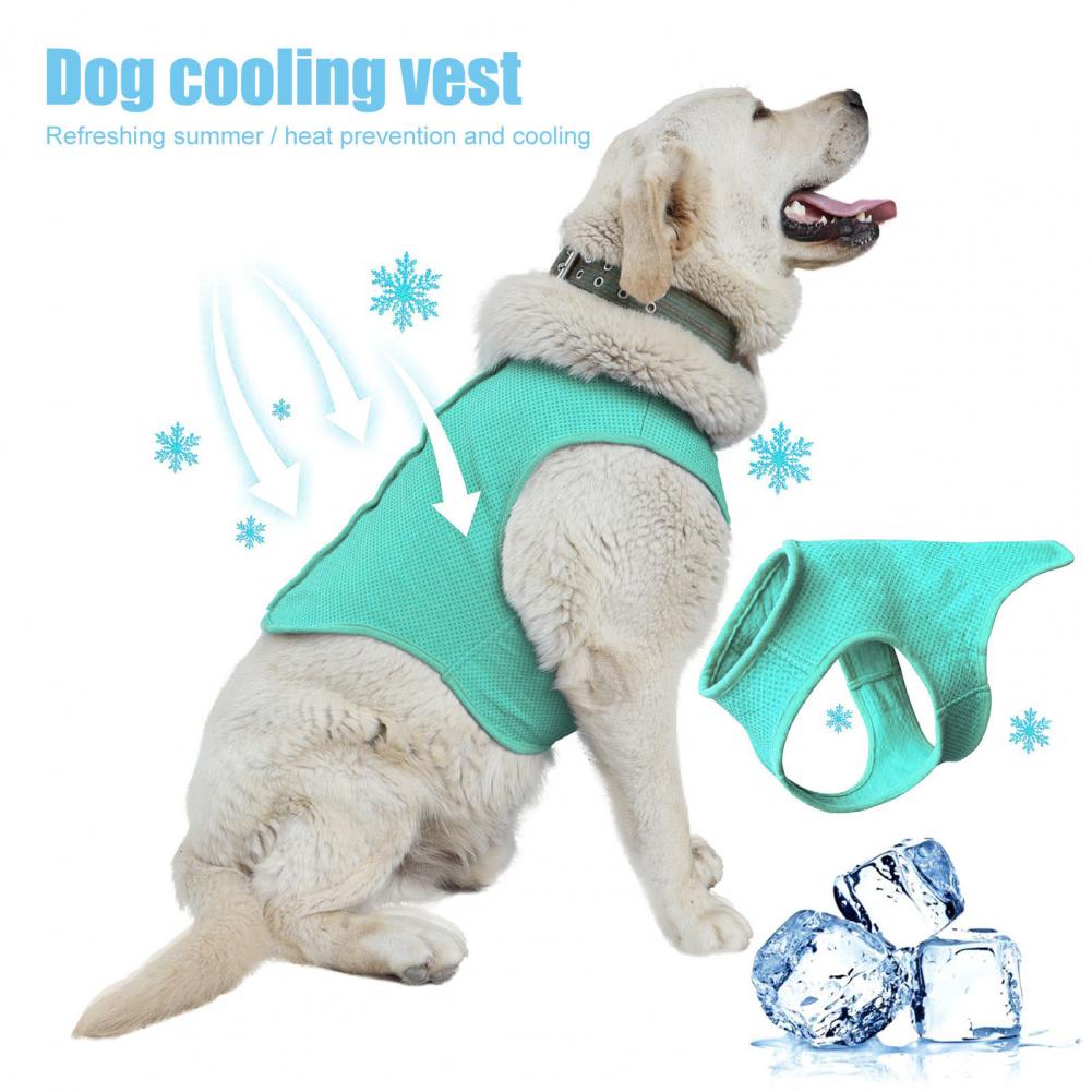Dog Vest Cooling Dog Vest Breathable Instant Cooling Vests for Dogs Reusable Outdoor Pet Coats Summer Clothes for Active Pets