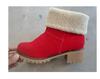 Ladies Winter Snow Boots Warm Lining Plush Rubber Platform High Heels Slip On Outdoor Slim Fit Comfort Boots Ladies Ankle Boots