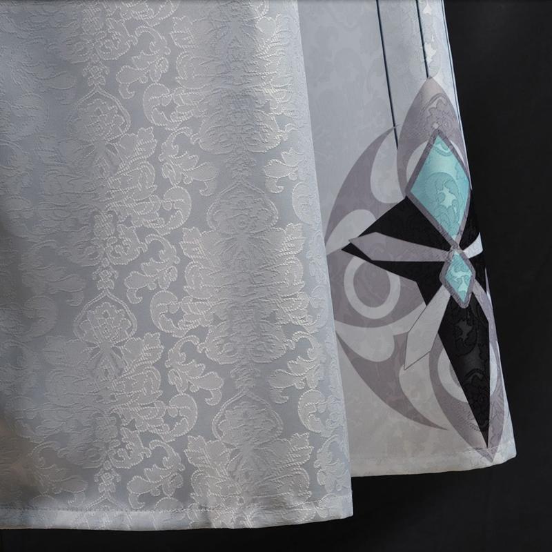 Исир Геншин Импакт Фатуи Исполнительный директор Кос Снежная Принц Дадария Регратор Марионетка Капитан Плащ Кос