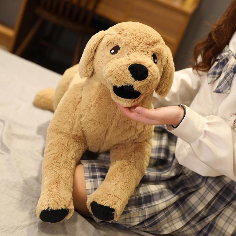 Super Simulation MumKids Labrador Dog PLush Toy Stuffed Lifelike Golden Retriever Animals Doll Toys for Cub Dog Toys