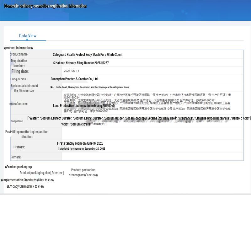 Набор гелей для душа Safeguard Healthy Protection