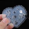 3D Heart Silicone Mold Strawberry Cherry Pentagram Nail Mold Nail Art Decorations Diy Design Stamping Plate Manicure Mold