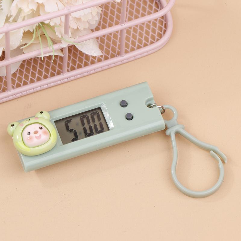 Портативные бесшумные цифровые электронные часы для студентов, экзаменов, учебы, библиотеки, мини-карманные часы с зеленой подсветкой, ЖК-дисплей