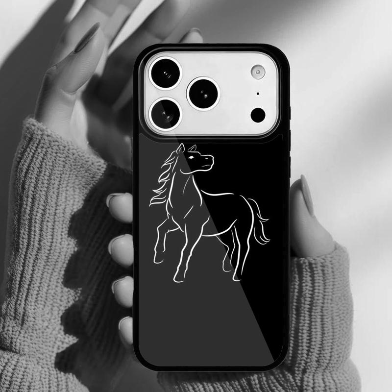 Чехол для телефона с изображением лошади, пони, сердца лошади для iPhone 17 16 15 14 13 Pro Max Задняя крышка для 12 11 Pro Coque