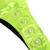 Black Unisex Sporting Knee Support Adjustable Silicone Spring Hollow Open Type Knee Brace