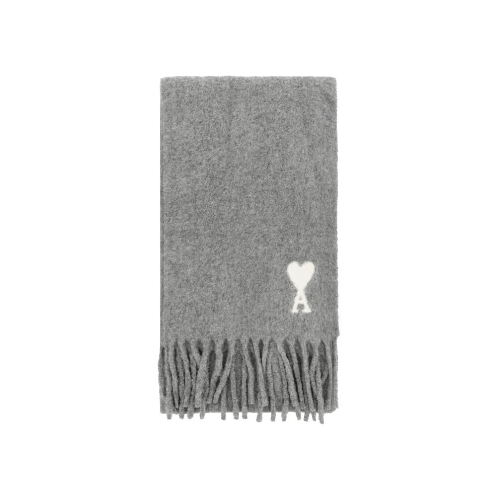 Ami Dr. Gue Heart Logo Fringe Scarf Aw0004 095