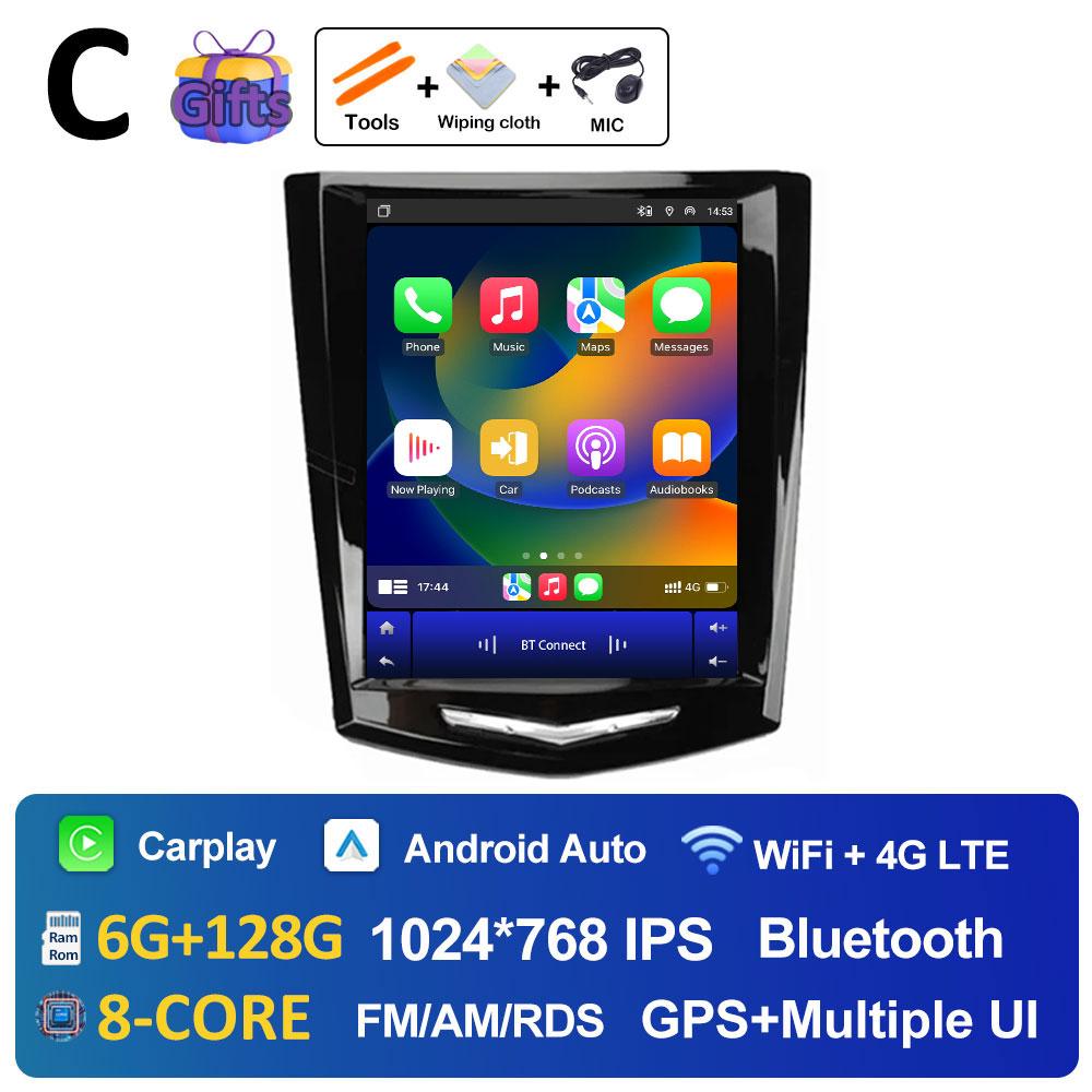 Для Cadillac ATS XTS CTS SRX 2013 2014 2015 2016 DSP Стерео Беспроводной Carplay Android Auto 2.5D Сенсорный экран Головное устройство Не 2 DIN