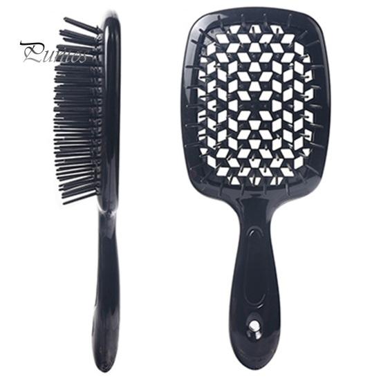 Квадратная полая расческа распутывает вьющиеся прямые волосы, уменьшает спутывание, использует удобную красочную расческу, товары для дома