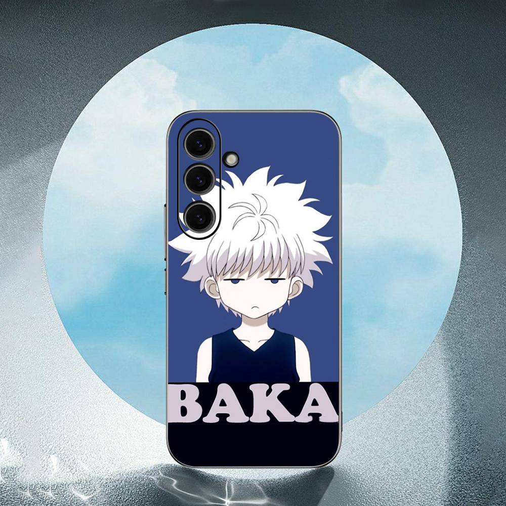 Аниме Hunter X Hunter Киллуа Золдик Для Samsung Galaxy S23 S24 S25 Ultra S22 Plus S21 Черный Мягкий Чехол Водонепроницаемый Мягкий Чехол