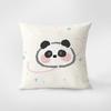 Cute Animal Cartoon Pattern Decorative Pillowcase Living Room Bedroom Square Cushion Pillowcase
