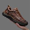 Men's Outdoor Casual Leather Shoes Retro Style Male Sneakers Adult Non-Slip Casual Desert Hiking Footwear Treking Shoes Trainers