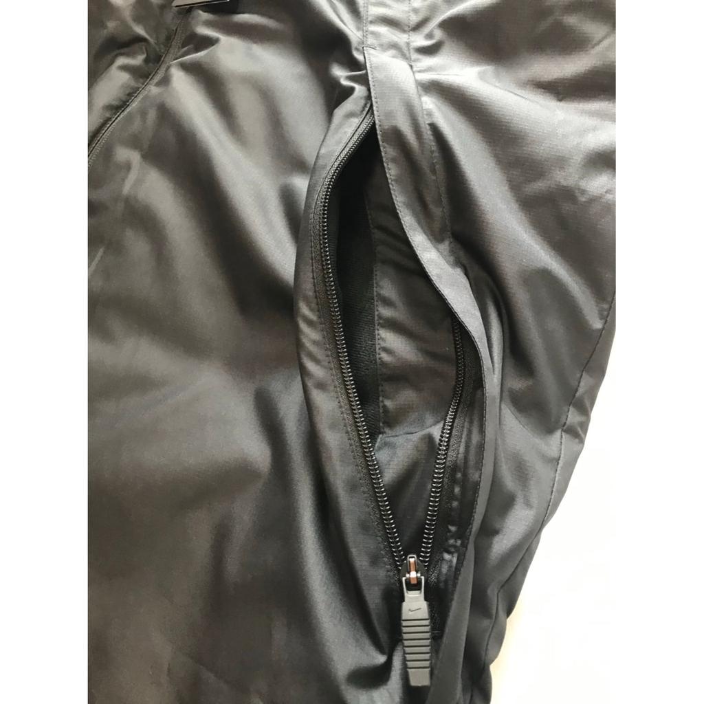 Nike Однотонная хлопковая куртка с капюшоном Мужские куртки Черная 777917-010