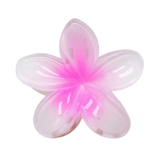 Женские летние коготки для волос яркого цвета в форме цветка, заколка для волос, маленькая заколка в виде акулы, зажим для волос на спине, душ, коготь для волос, аксессуары для волос