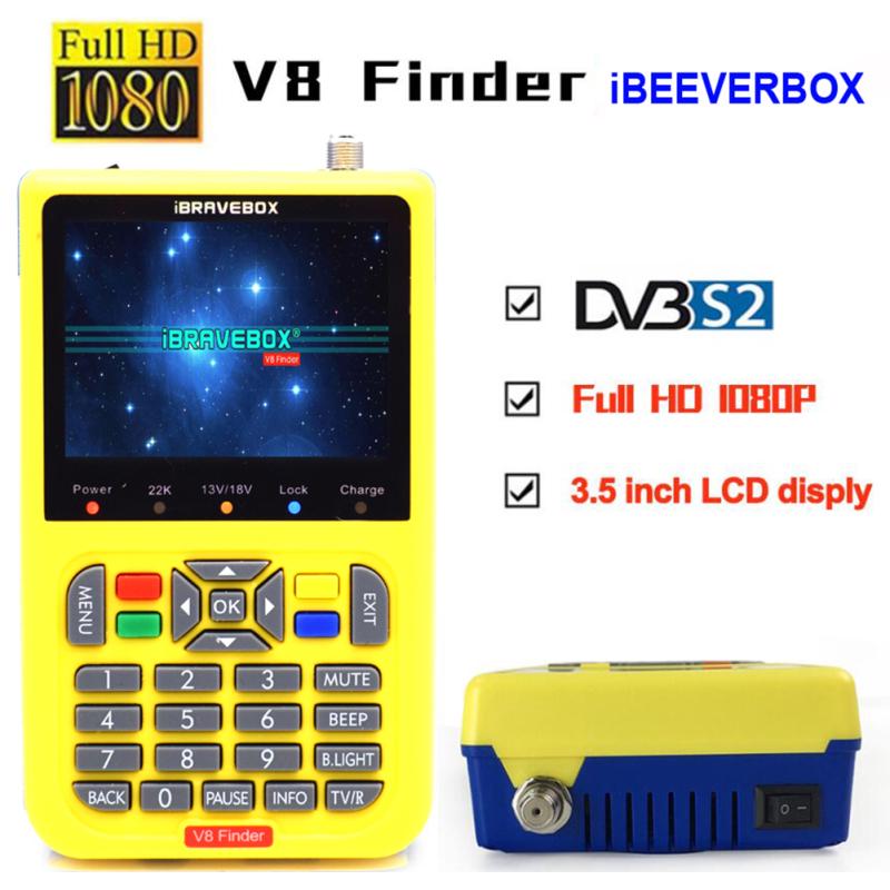 RUIRUIYU iBRAVEBOX V8 Finer HD DVB-S2 Satellite Finder MPEG-2 MPEG-4 Better Finder Meter