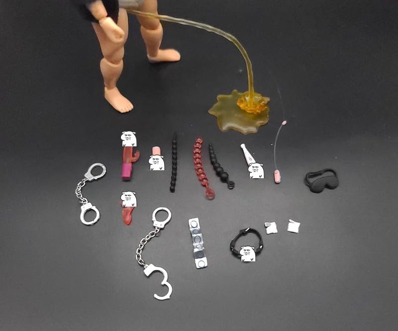 Базовая фигурка AIEK, кукла, инструменты для косплея, наручники, кандалы для ног, позор, применимый к JIAOUDOLL PHICENN 1/12 + обучение заключению/изнасилованию/инструменты