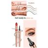 YANQINA Line Eyebrow Pen Карандаш для бровей с четырьмя вилками Жидкий карандаш для бровей