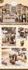 (t-FREAK) Dollhouse DIY Kit Set Miniature, English Instructions, HAPPINESS STORE (DA-005 LEISURELY BAKERY)