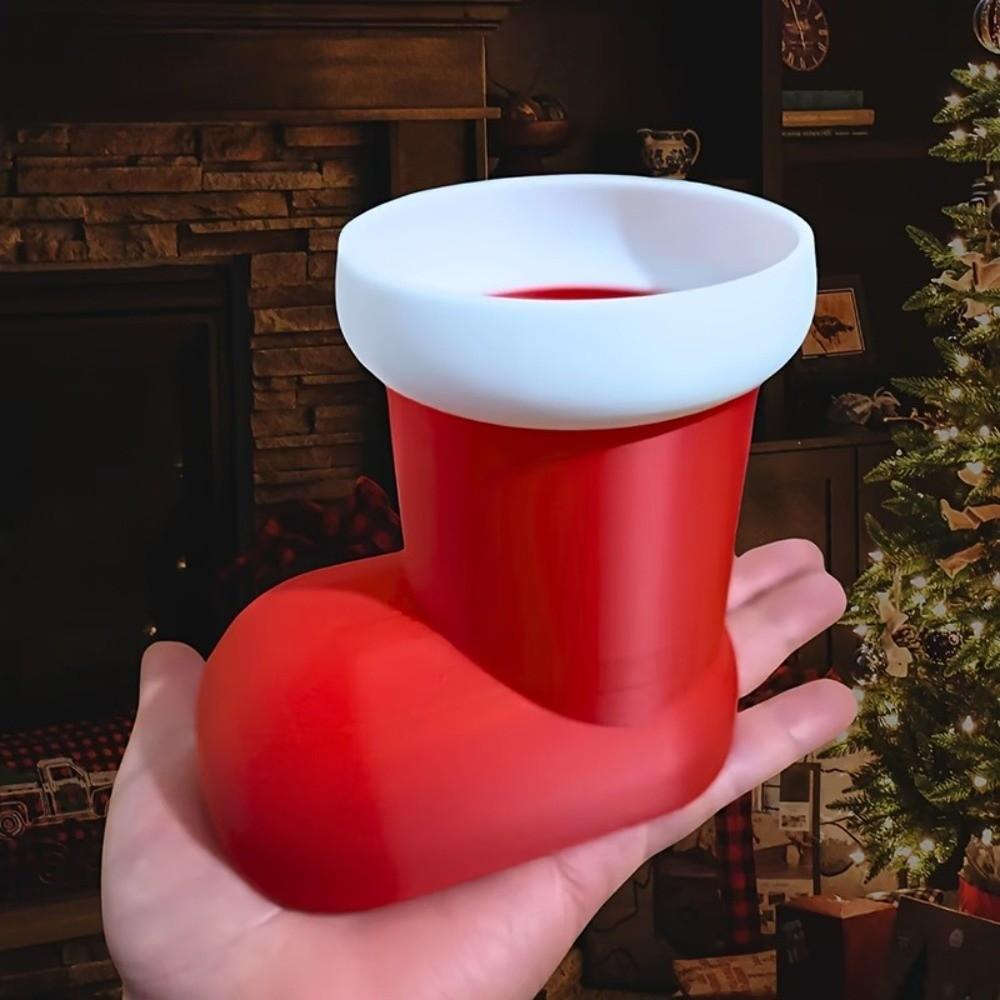 Fork Storage Christmas Boots Pencil Holder 3D Printing Pen Container Brush Pot for Desk Office