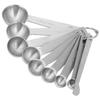 9Pcs Set 304 Stainless Steel Measuring Spoon Cup Set with Graduated Scale Baking Accessory