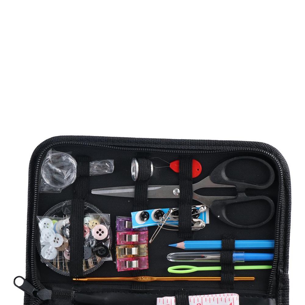 172pcs/set Portable Sewing Kit 48 Coils Needles Thread Box Scissors Sewing Box Set Household