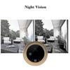 Digital Peephole Camera with Wide-Angle Lens, LCD Screen, Battery-Powered