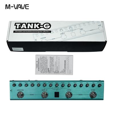 Педаль эффектов для гитары M-VAVE Tank-G | 36 пресетов и 20-часовая батарея | Профессиональный студийный/живой/сценический эффект-хаб