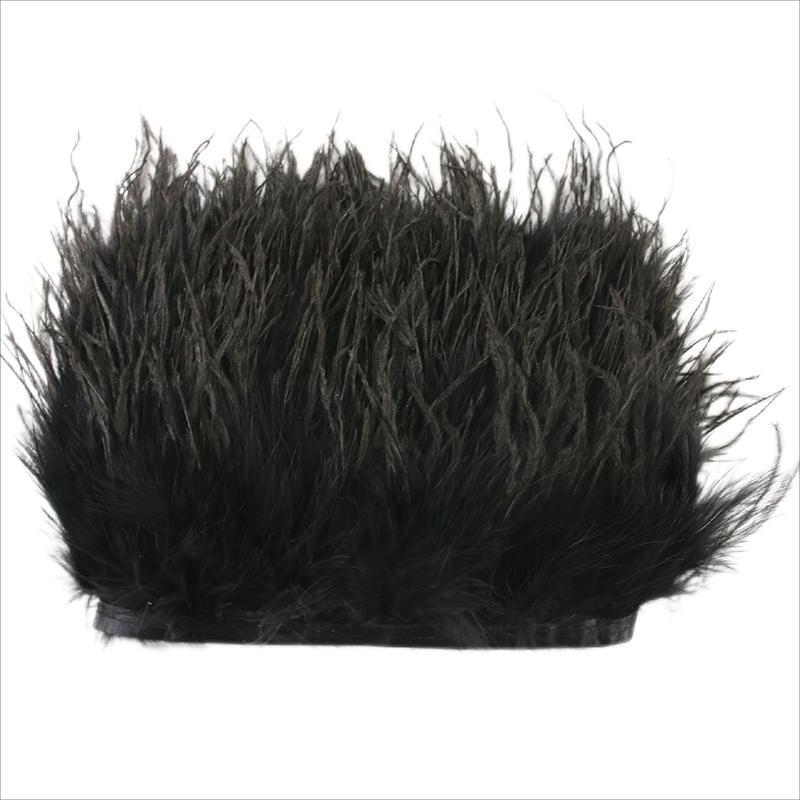 Ostrich Fur Turkey Feather Cloth Belt Diy Feather Handicraft Jewelry Clothing Luggage Decoration Material