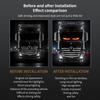 Écran LED flexible pour pare-brise de voiture, panneau d'affichage à pixels LED en matrice, écran LED « yeux du diable » pour pare-brise de voiture