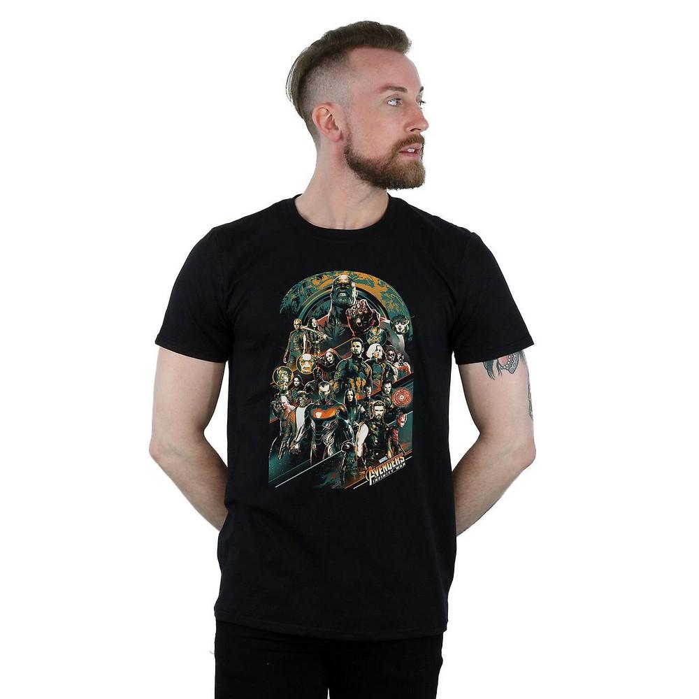 Avengers Infinity War Mens Characters Cotton T-Shirt
