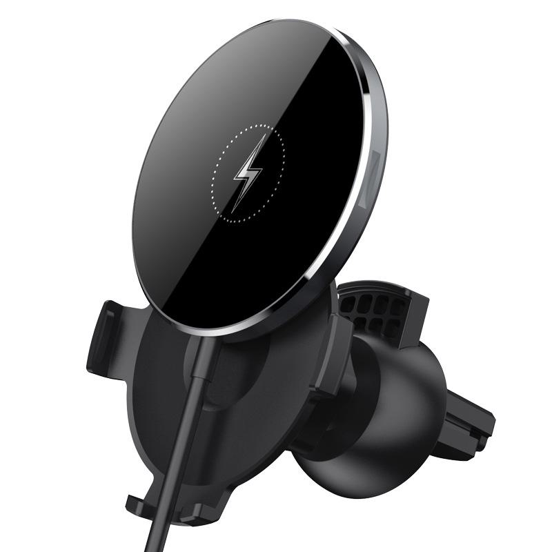 Cross-border MagSafe Car Magnetic Wireless Charger and Phone Holder for Apple 12-15.