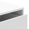 White Chest of Drawers 60 x 41 x 76 cm Particleboard
