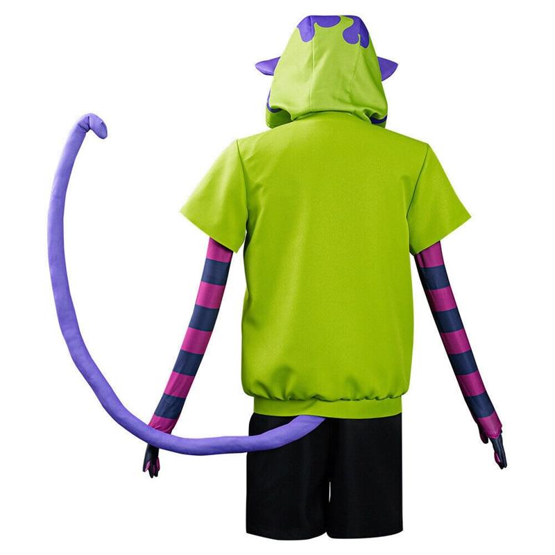 Anime SK8 The Infinity Cosplay Costume Chinen Miya SK Eight Cosplay Halloween Party Cos Outfits Jacket Tail Gloves 6Pcs/Set