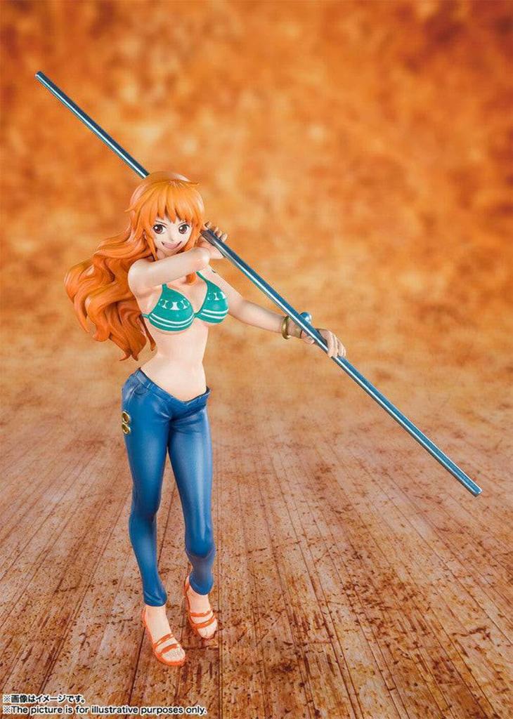 TAMASHII NATIONS Фигурки ZERO ONE PIECE Thief Cat Nami 150 мм окрашенная полная фигурка приблизительно. АБС и ПВХ