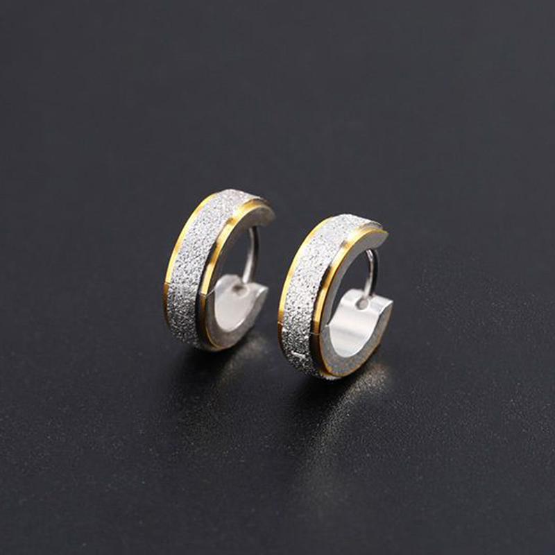 1шт панк-клипса для ушей для мужчин серьги-гвоздики подростков хип-хоп стиль серьги ювелирные изделия