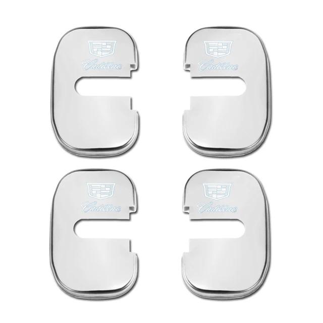 4pcs Cadillac Car Door Lock Cover Protection Stickers For Cadillac CTS EWFDGH5 Escalade ATS Replacement Emblem Auto Exterior Accessories