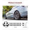 Автомобильные брызговики для Tesla Model Y 2023 2022 Защита крыла Переднее заднее колесо Брызговик Углеродное волокно ABS Без сверления
