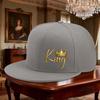 King Print Adjustable HipHop Cap for Outdoor Sports Style for Both Unisex and Women Gift for Weddings Parties and Birthdays
