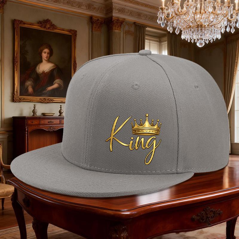 King Print Adjustable HipHop Cap for Outdoor Sports Style for Both Unisex and Women Gift for Weddings Parties and Birthdays