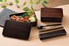 Tatsumiya Wood Grain Lacquer Lunch Box, Single-Tier, Tochigi Wood Grain, 1000mm, 30470mm