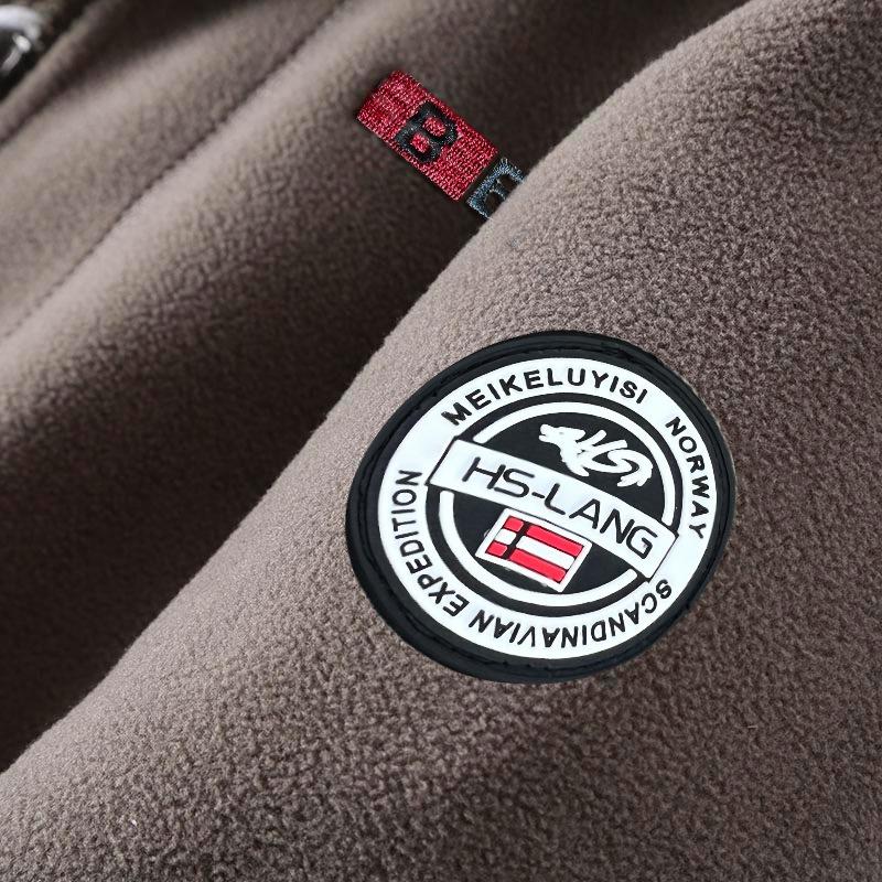 Куртка осенне-зимняя мужская двухсторонняя хлопковая утепленная куртка теплая повседневная свободная куртка