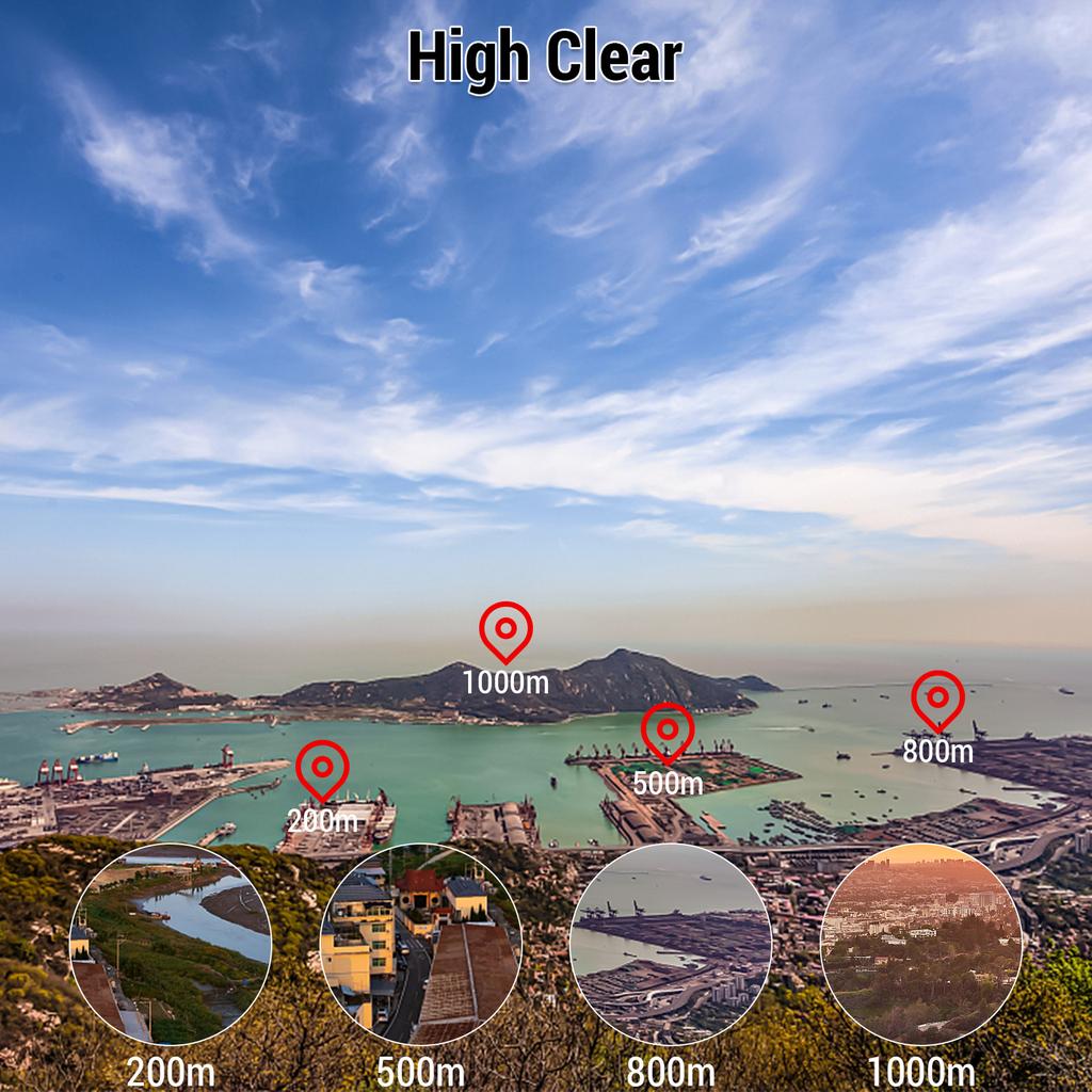 Монокулярный телескоп измерения охоты дальномера гольфа 600М/800М/1000М