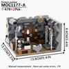 MOOXI Серия Фильмы MOC Набор Кирпичиков Фигурка BrickHeadzed Модель DIY Строительные Блоки Монтессори Детские Обучающие Игрушки Для Детей Подарок