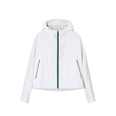 Простая Универсальная Однотонная Куртка на Молнии Свободного Кроя Женские куртки 162538607-1