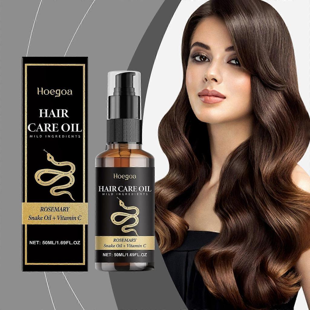 Hoegoa Hair Care Oil Rosemary Gentle Moisturizing Hair Care Soft Nourishing Hydrating Hair Care Essential Oil