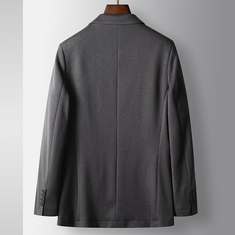 Осенне-зимний трикотажный шерстяной однотонный West Light Luxury Business для людей среднего возраста и молодежи, высококачественный пиджак
