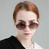 Frameless Rimless Tinted Eyewear Vintage Sunglasses Oval Sunglasses Diamond Cutting Lens Shades