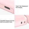 Мини-вентилятор 3-в-1, носимый на шее, ручной, со складным зеркалом и Power Bank, тихий, компактный и портативный для летних видов спорта